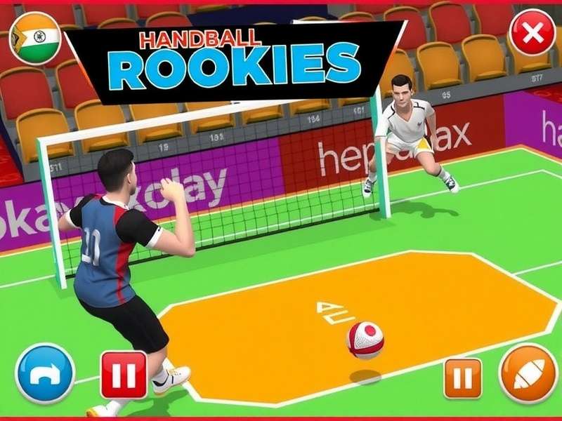 Indian Handball Rookies - Intense Gameplay Action Indian Handball Rookies Gameplay Screenshot
